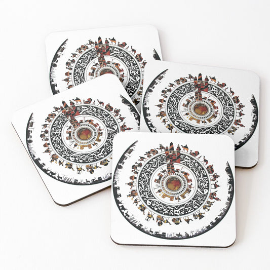 Cycle of Life Coasters (Set of 4)