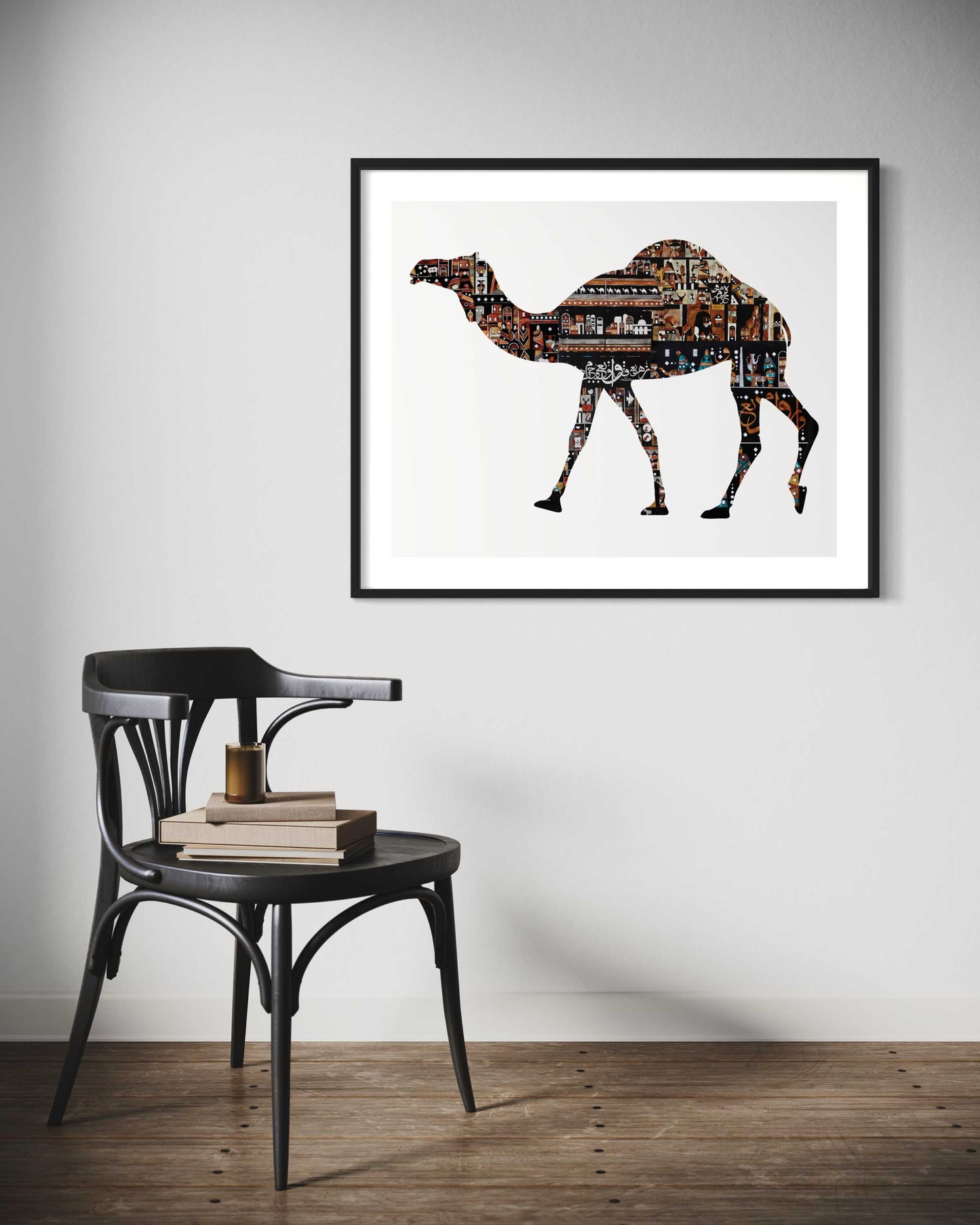 Collaged Camel Poster